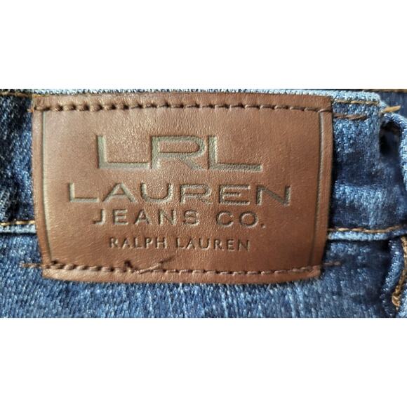 LRL Lauren Jeans Co Ralph Lauren Mid Rise Bootcut Jeans Blue Denim Women Size 10 - Picture 7 of 11